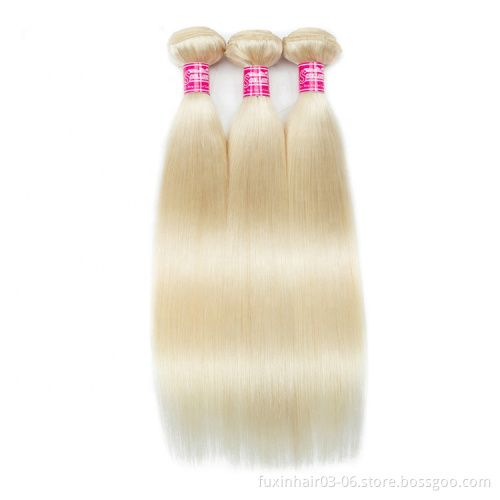 Fuxin human hair store from vietnam blonde straight double drawn vietnamese hair